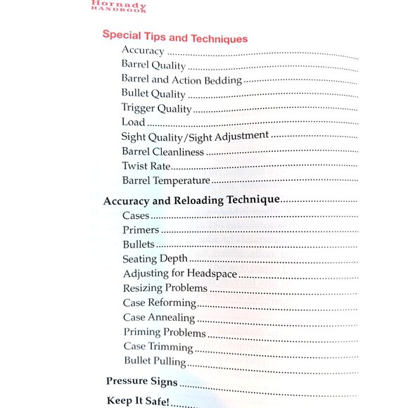 Hornady Handbook of Cartridge Reloading 8th Edition HC 2010 GUC - Picture 6 of 16